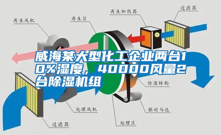 威海某大型化工企業(yè)兩臺10%濕度，40000風量2臺除濕機組