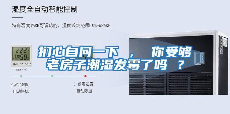 捫心自問一下 ， 你受夠老房子潮濕發(fā)霉了嗎 ？