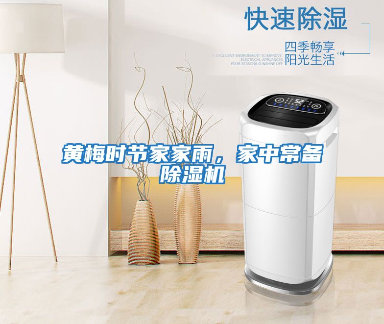 黃梅時節家家雨，家中常備除濕機