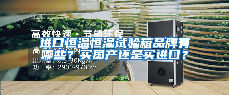進(jìn)口恒溫恒濕試驗(yàn)箱品牌有哪些？買國產(chǎn)還是買進(jìn)口？